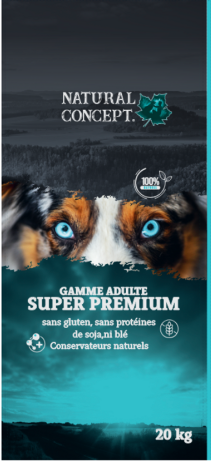 BREEDER LINE NATURAL CONCEPT :Gamme SUPER PREMIUM : Sensible Canard & Riz