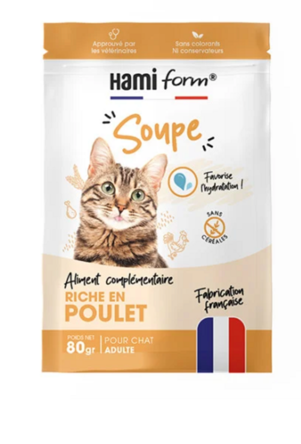 Soupe au poulet Hamiform pour chat