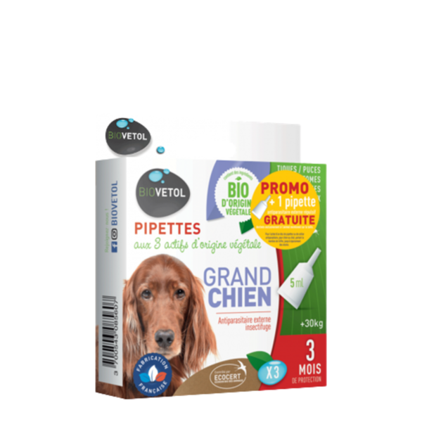 PIPETTES GRAND CHIEN BIOVETOL