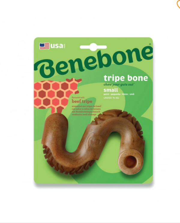 Jouet à mâcher Tripebone saveur tripes de bœuf - plusieurs tailles disponibles