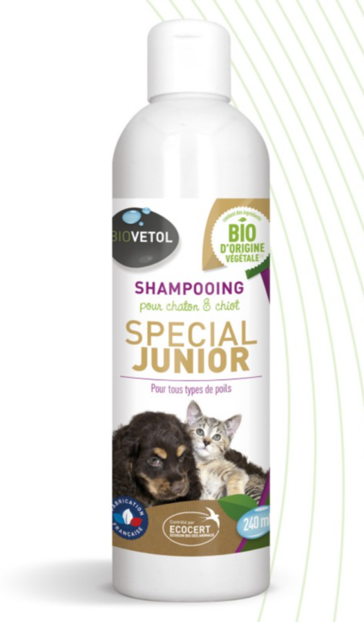 Shampoing spécial junior Chiot et chaton 