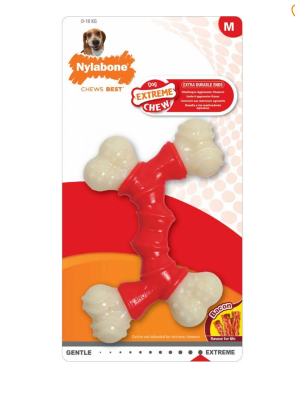 Nylabone Double OS : Goût Bacon