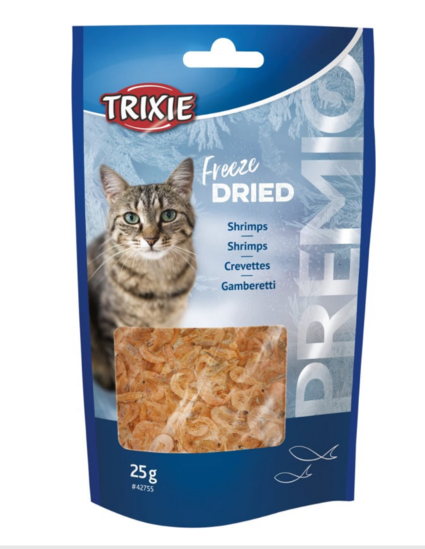 Chat Freeze Dried crevettes Premio
